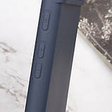 Чохол Silicone Cover Lakshmi Full Camera (AA) для Google Pixel 7a | Мікрофібра Синій / Midnight Blue, фото 3