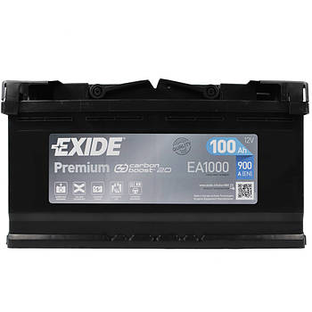 Автомобільний акумулятор EXIDE Premium 100Аh 900Ah R+ EA1000