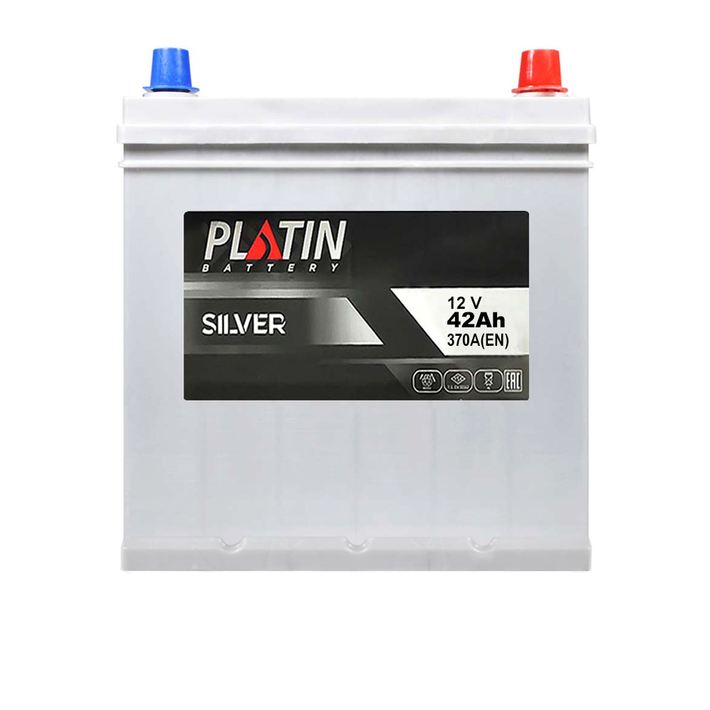 Автомобільний акумулятор PLATIN Silver Asia SMF 42Ah 370A R+ psa5402132