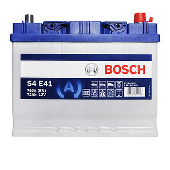 Автомобільний акумулятор BOSCH EFB Asia 72Ah 760A R+ 0092S4E410