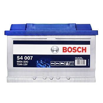 Автомобільний акумулятор BOSCH S4 72Ah 680A R+ 0092S40070