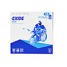 Мото акумулятор AGM ET 12B-BS EXIDE (12V, 10A), фото 5