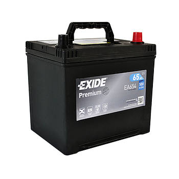 Автомобільний аккумулятор EXIDE Premium Asia EA654 65Аh 580Ah R+