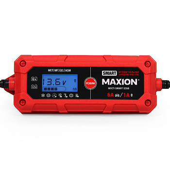Інтелектуальний зарядний пристрій MAXION MXCT-SMART SC6B (6V/12V; 1A/6A)