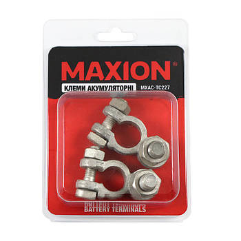 Клеми акумуляторні MAXION MXAC-TC227 під болт М8 пара