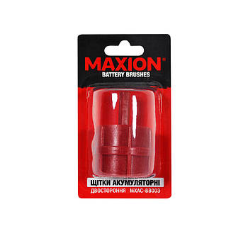 Щітка акумуляторна для очищення клем  MAXION MXAC-BB003 ЧЕРВОНА (17.5-17.7mm(+)