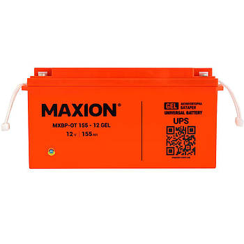 Акумулятор промисловий MAXION MXBP-OT 155-12 GEL (12V, 155Ah, +/-)