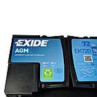 Автомобільний акумулятор EXIDE Start-Stop AGM (EK720) 72Аh 760A R+ (L3), фото 4