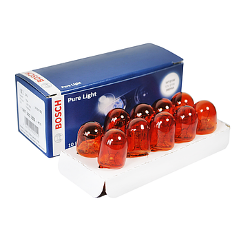 Лампа розжарювання Bosch Pure Light WY21W 12V 21W W3x16d 382WA картон 10шт. 1987302222