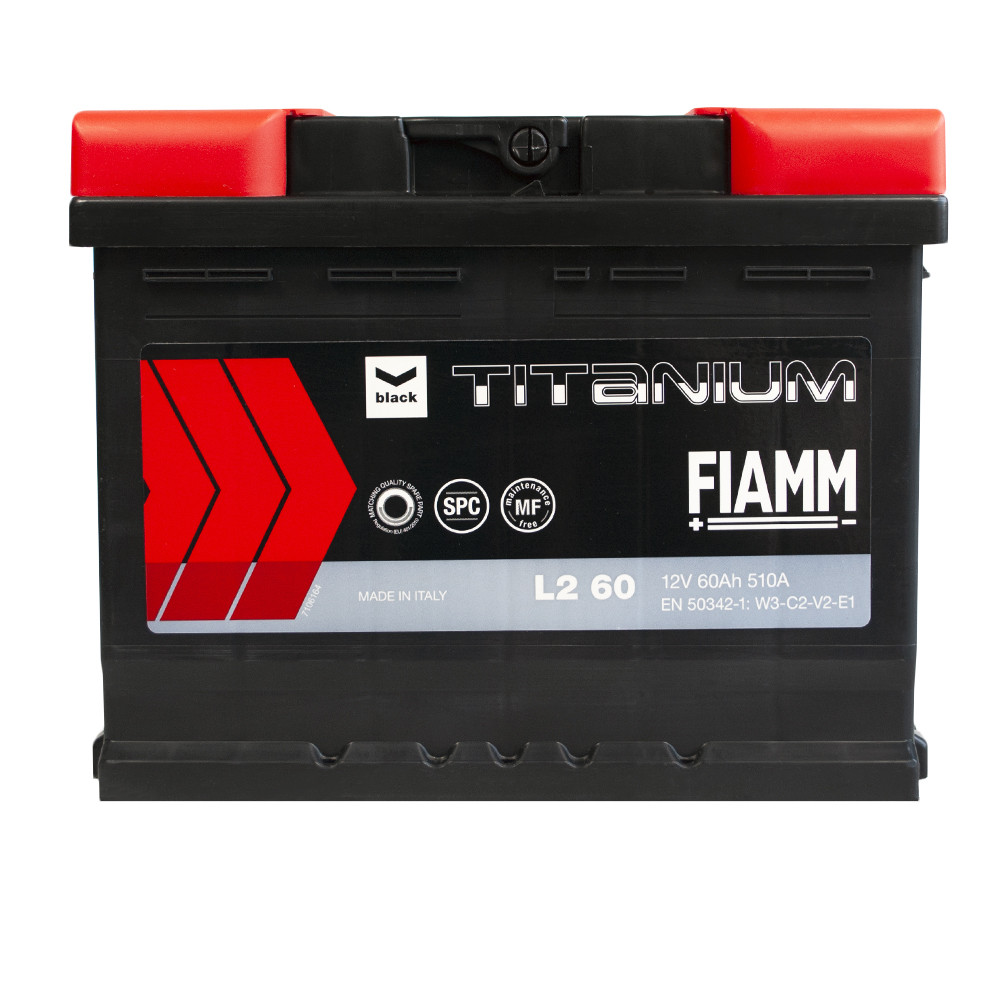 Автомобільний акумулятор FIAMM Titanium Black 60Аh 510А R+ 7905178