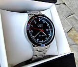 Супермодні чоловічі кварцові годинники Casio круглі в срібному кольорі, фото 3