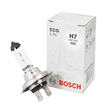 Лампа галогенна Bosch Eco H7 12V 55W PX26d 499 картон 1шт. 1987302804
