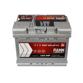 Автомобільний акумулятор FIAMM Titanium Pro 64Аh 610А L+ 7905151