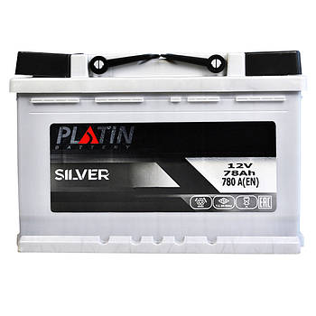 Автомобільний акумулятор PLATIN Silver MF 78Ah 780A R+ 58022266