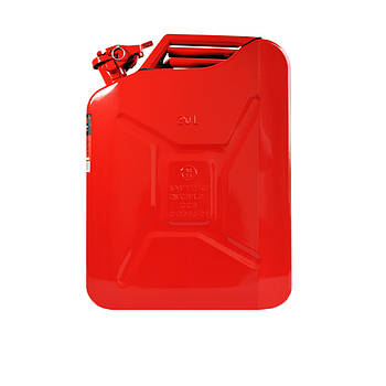 Каністра вертикальна 20л.червона металева