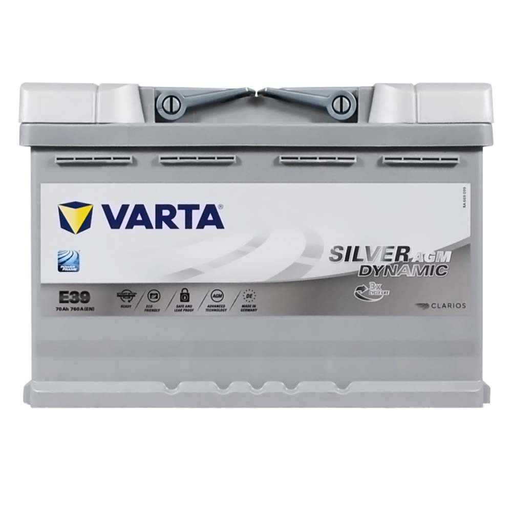 Автомобільний акумулятор VARTA Silver Dynamic AGM (E39) 70Ah 760А R+ (L3), фото 1