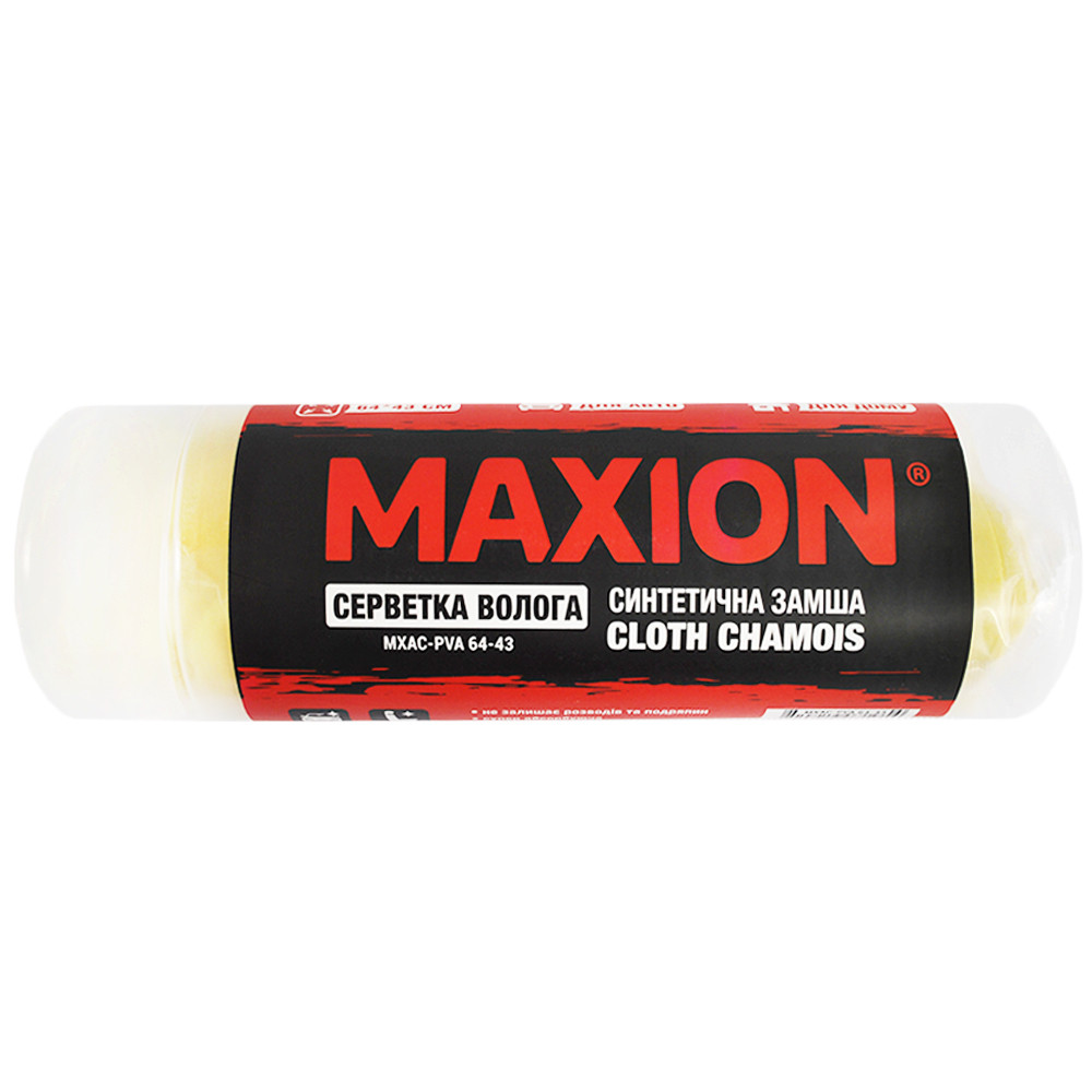 Серветка волога зі штучної замші MAXION MXAC-PVA 64-43 (64*43*0.2)