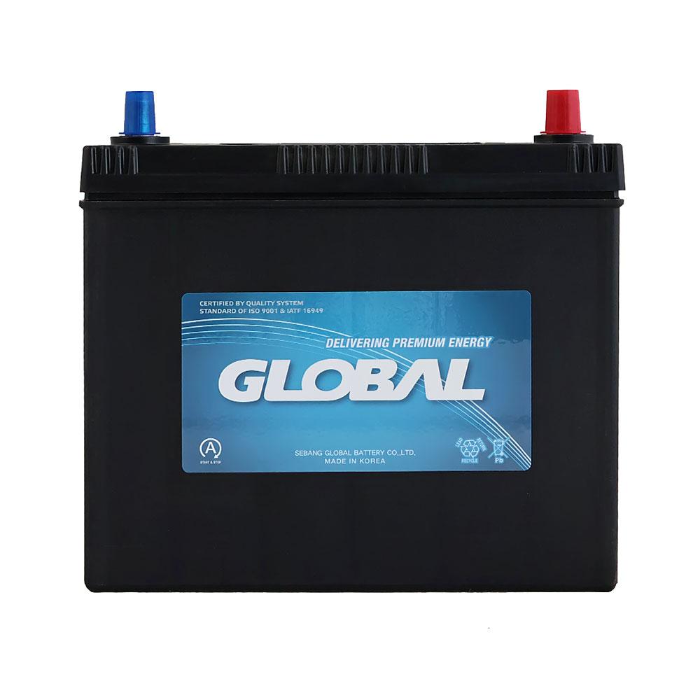 Автомобільний акумулятор GLOBAL Asia EFB 55Ah, 460A, R+ (EFB N55L) (N55), фото 1