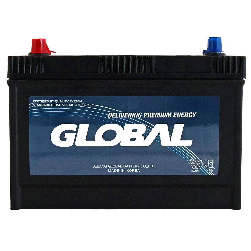 Автомобільний акумулятор GLOBAL Asia SMF 100Ah, 860A, L+ (SMF M31-114) (M31) подвійна клема (John Deere), фото 1