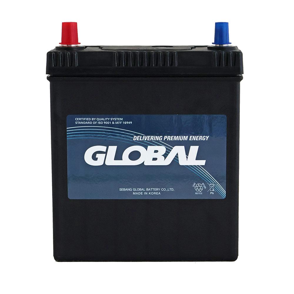 Автомобільний акумулятор GLOBAL Asia SMF 42Ah, 360A, L+ (SMF 44B19R) (B19) т.к., н.к.