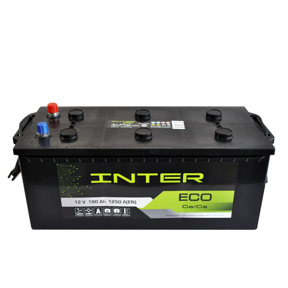 Автомобільний аккумулятор INTER Eco 190Ah 1250A L+4820219073611