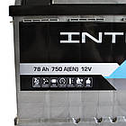 Автомобільний акумулятор INTER EFB 78Ah 750A Start-stop R+ 4820219073642, фото 6