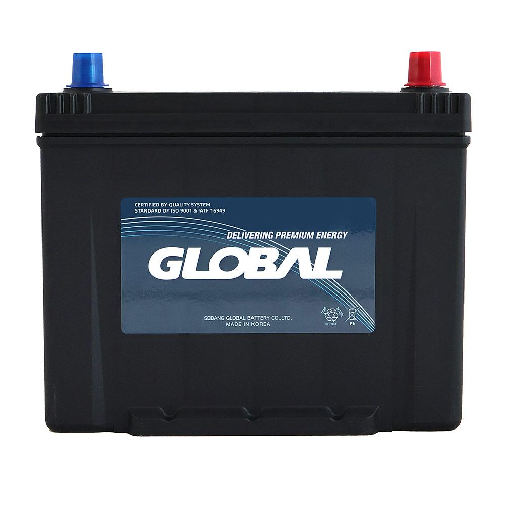 Автомобільний акумулятор GLOBAL Asia SMF 70Ah, 600A, R+ (SMF 75D26L) (D26), н.к.