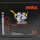 Олива моторна Emka Superpower C-2 0W20 5л, фото 4