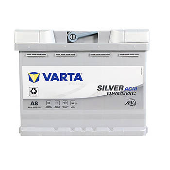 Автомобільний акумулятор VARTA Silver Dynamic AGM 60Ah 680А R+ 695160