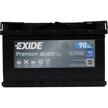 Автомобільний аккумулятор EXIDE Premium 90Ач 720Ah R+ EA900