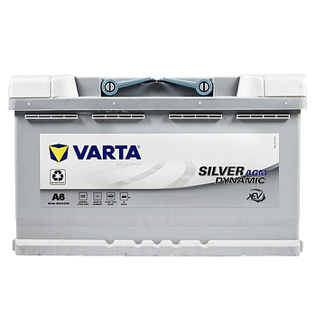 Автомобільний акумулятор VARTA Silver Dynamic AGM (A6) 80Ah 800А R+ (L4)