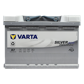 Автомобільний акумулятор VARTA Silver Dynamic AGM 70Ah 760А R+ 695159