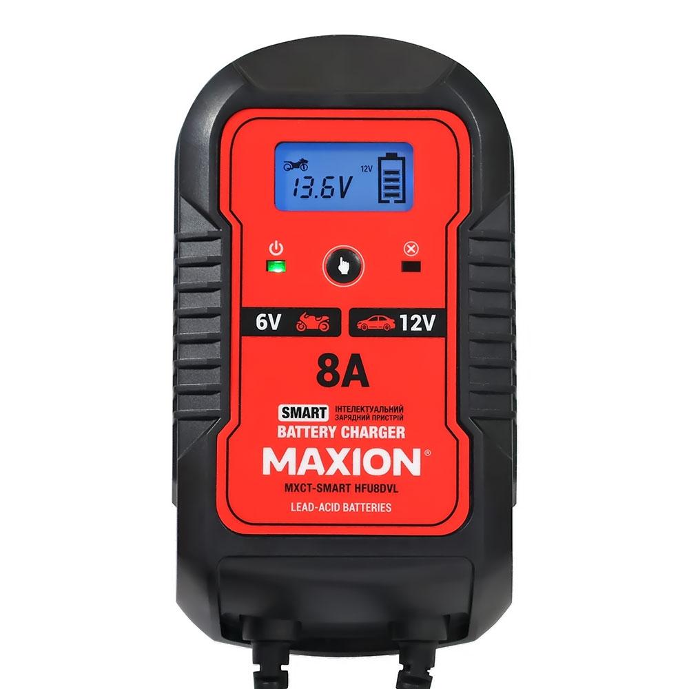 Інтелектуальний зарядний пристрій MAXION MXCT SMART HFU8DVL (6/12V, 4/8A), фото 1