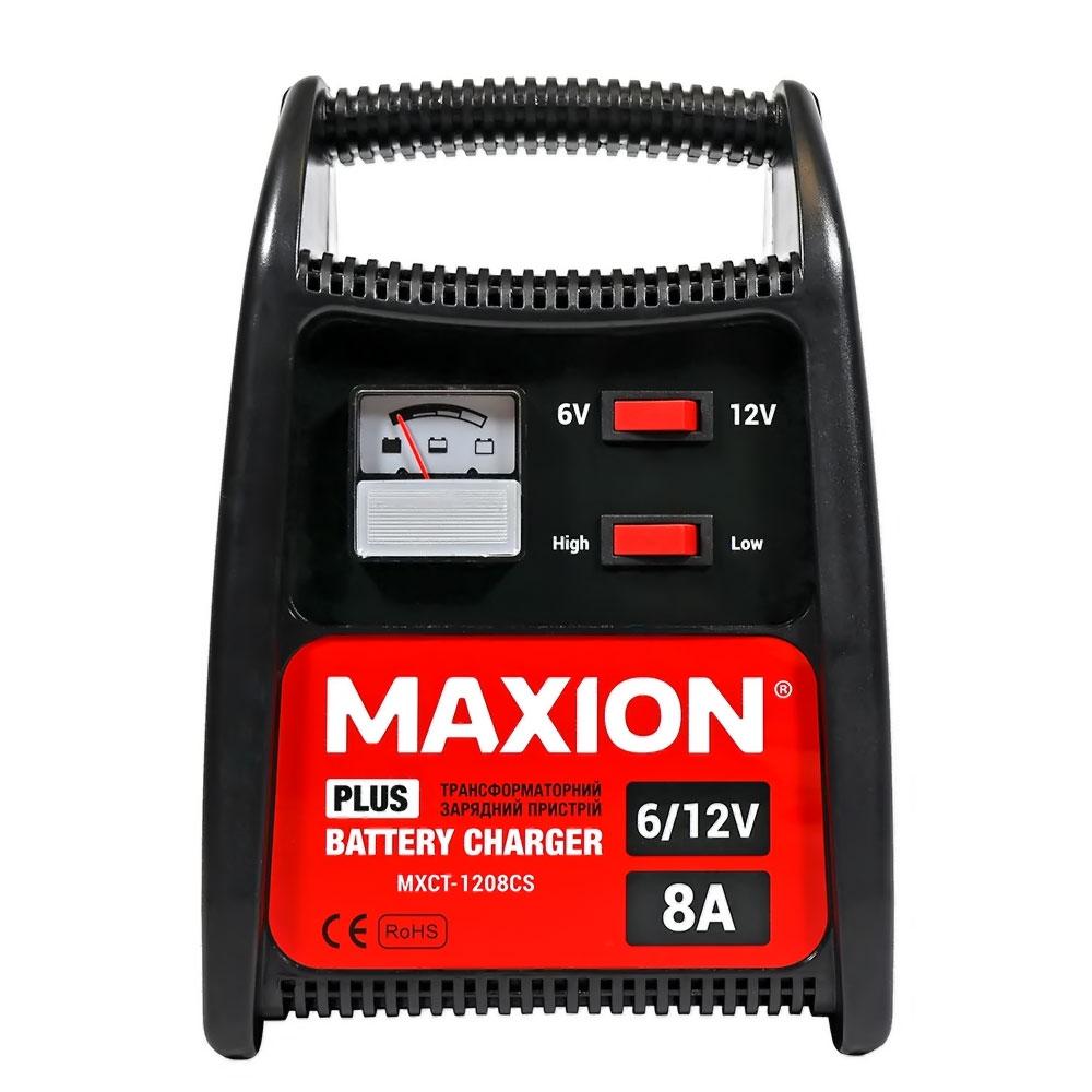 Трансформаторний зарядний пристрій MAXION MXCT -1208CS (8A. 12V)