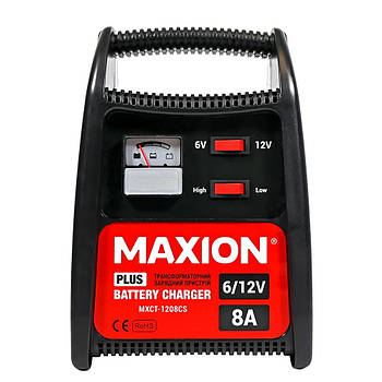 Трансформаторний зарядний  пристрій MAXION MXCT -1208CS (8A. 12V)