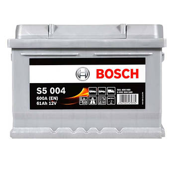 Автомобільний акумулятор BOSCH (S50 040) (LB2) 61Ah 600A R+ (h=175)