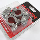 Клеми акумуляторні MAXION MXAC-TL108 пара, посилені ремонтні (свинцеві) зі сталевою планою, фото 4