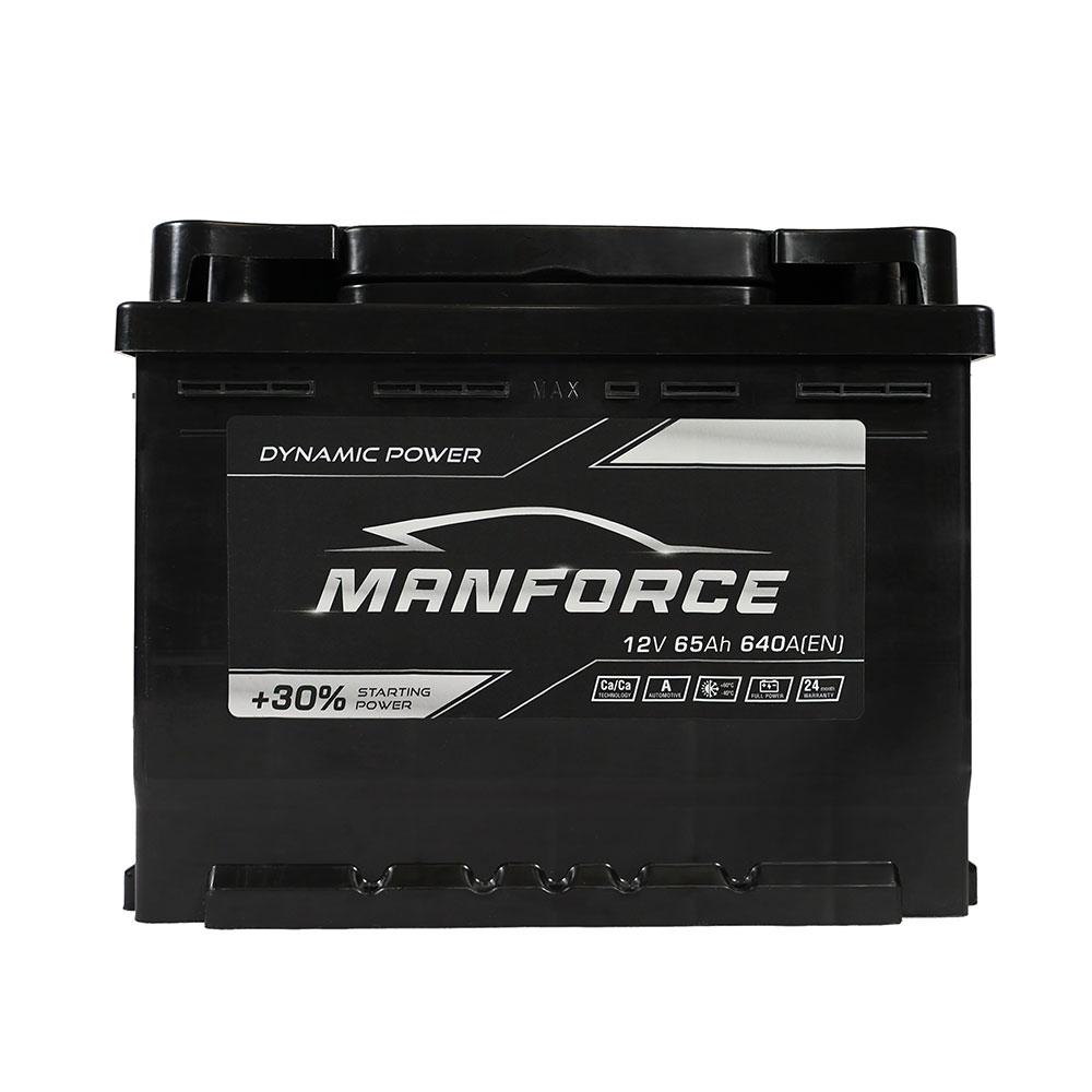 Автомобільний акумулятор MANFORСE SMF 65Ah 640A R+ MF65640(0)L2