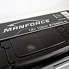Автомобільний акумулятор MANFORСE 100Ah 870A R+ MF100870(0)L5, фото 4