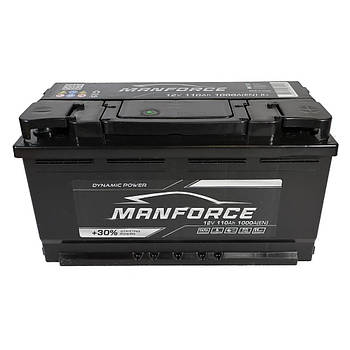 Автомобільний акумулятор MANFORСE 110Ah 1000A R+ MF1101000(0)L5