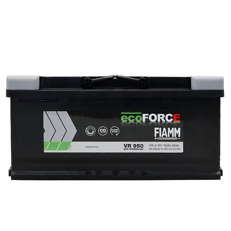 Автомобільний акумулятор FIAMM Ecoforce AGM 105Ah 950А R+ 7906203, фото 1