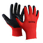 Рукавички безшовні MAXION MXAC-WG003 з покриттям нітрильним каучуком; поліестер. Розмір: 10, фото 2