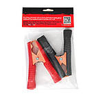 Затискачі MXAC-100А "Крокодили", пара, червоний/чорний, 75-100A, L=9 см, B= 7,5 см, фото 2