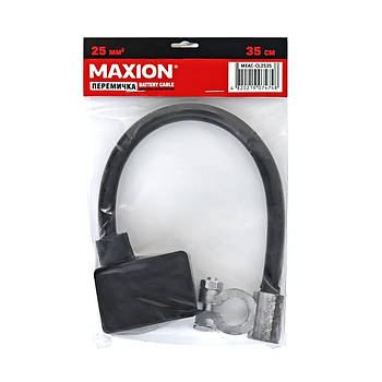 Перемичка акумуляторна «клема-клема» MXAC-CL2535; L=35cm; S=25mm2: латунь/свинець