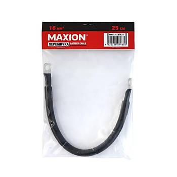 Перемичка акумуляторна MXAC-CC81625; L=25cm; S=16mm2; M8: мідь/латунь