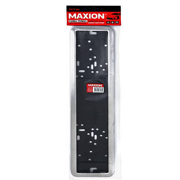 Рамка-тримач номерного знаку MXAC-8091P Матеріал: PP+нерж; 13 см* 53 см