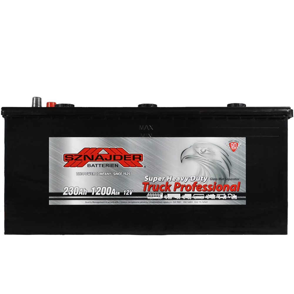 SZNAJDER Truck Freeway 230Ah 1200A L+ (D6) (730 11)