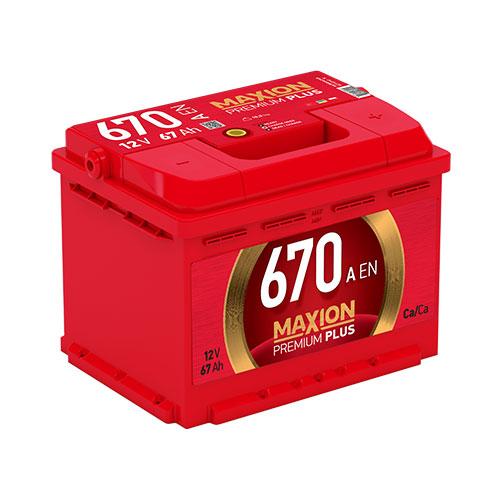 MAXION Premium Plus TR 67Аh 670A R+ (L2)