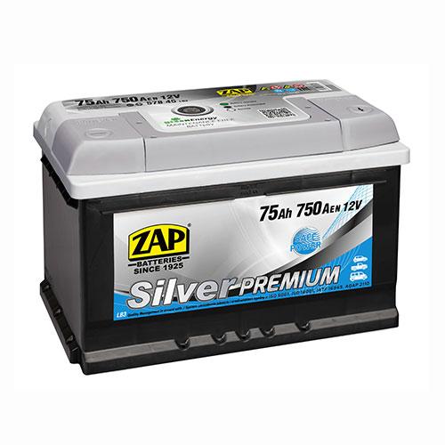 ZAP Silver Premium (575 45) (LB3) 75Ah 750A R+ (h=175)