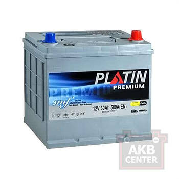 PLATIN Premium Asia  60Ah 560A R SMF (D23) н.к.